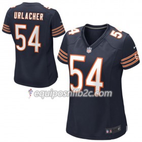 Camiseta Mujer NFL Chicago Bears Brian Urlacher 54 Nike Navy 